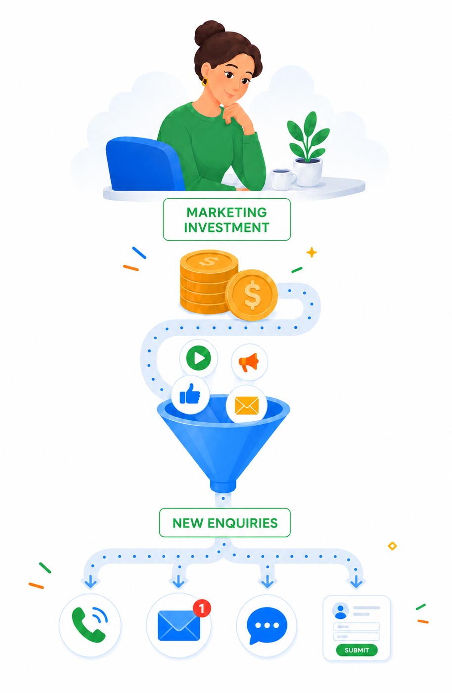 Google Ads Marketing Investment Funnel